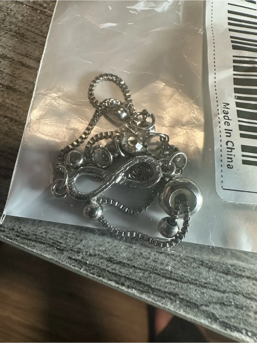 Infinity adjustable bracelet brand new‎